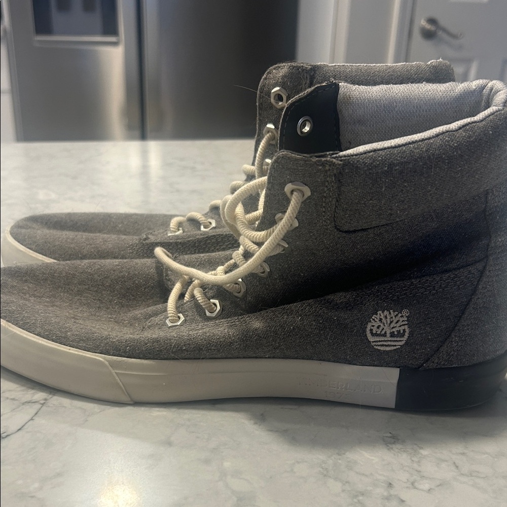 Timberland Charcoal High-Top Sneakers